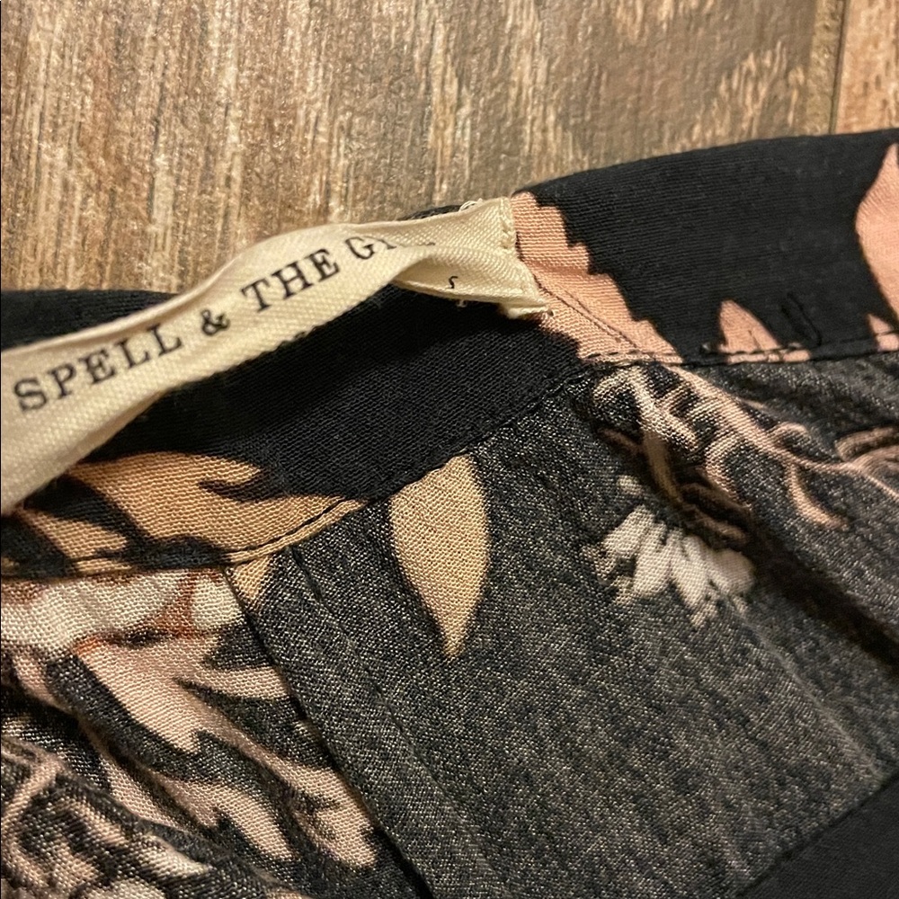 Spell and the Gypsy cropped flowy pants small - Rosa - Picture 4 of 5